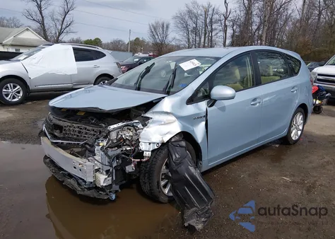 2014 Toyota Prius V Five from USA, damaged, VIN JTDZN3EU4E3330798